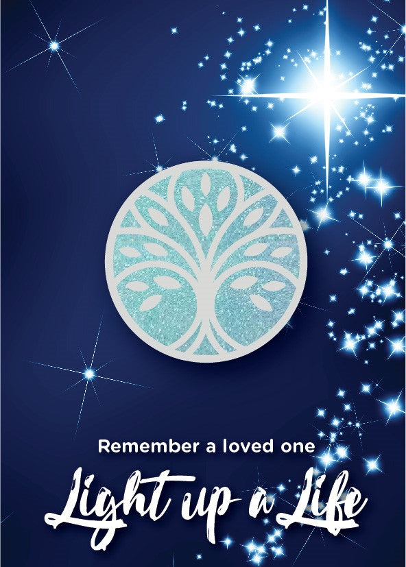 Light Up A Life Badge - Tree of Life | Care Fundraising Supplies